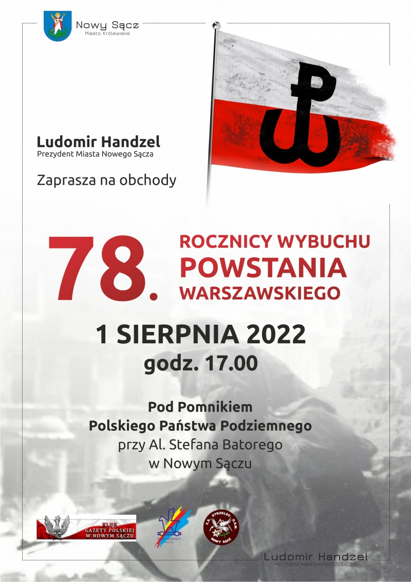 78. Rocznica Wybuchu Powstania Warszawskiego