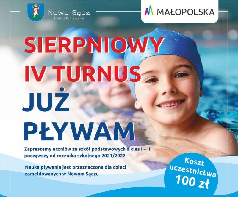 Już pływam – IV turnus sierpniowy