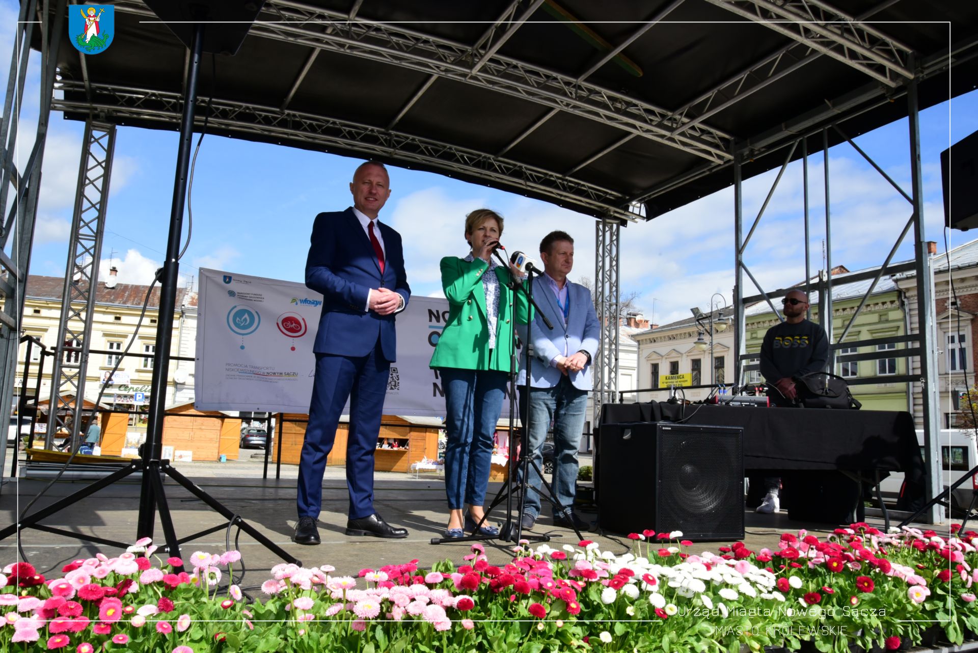 Zastępca Prezydenta Magdalena Majka przemiawia do zebranych