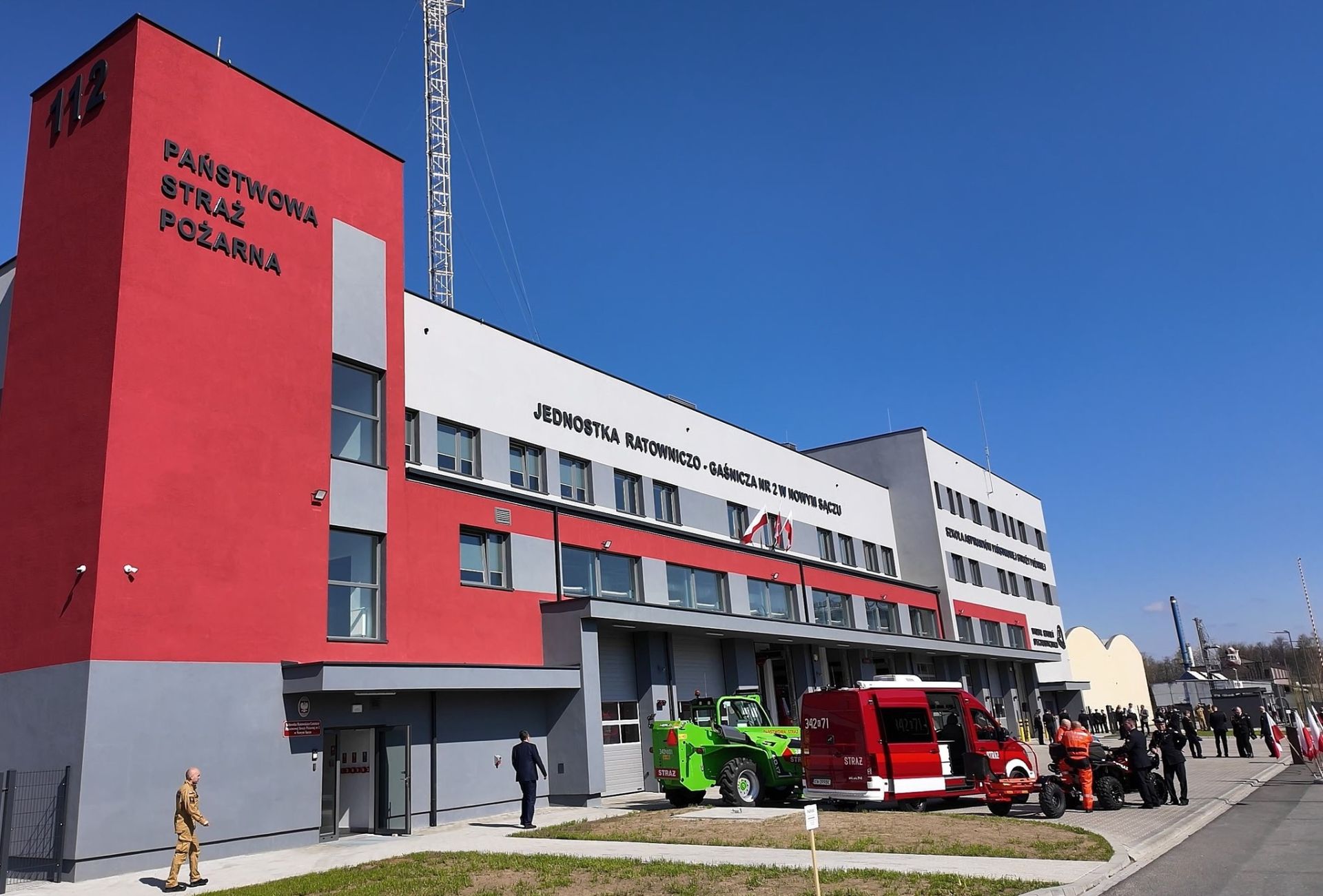 Nowa siedziba Straży Pożarnej w Nowym Sączu