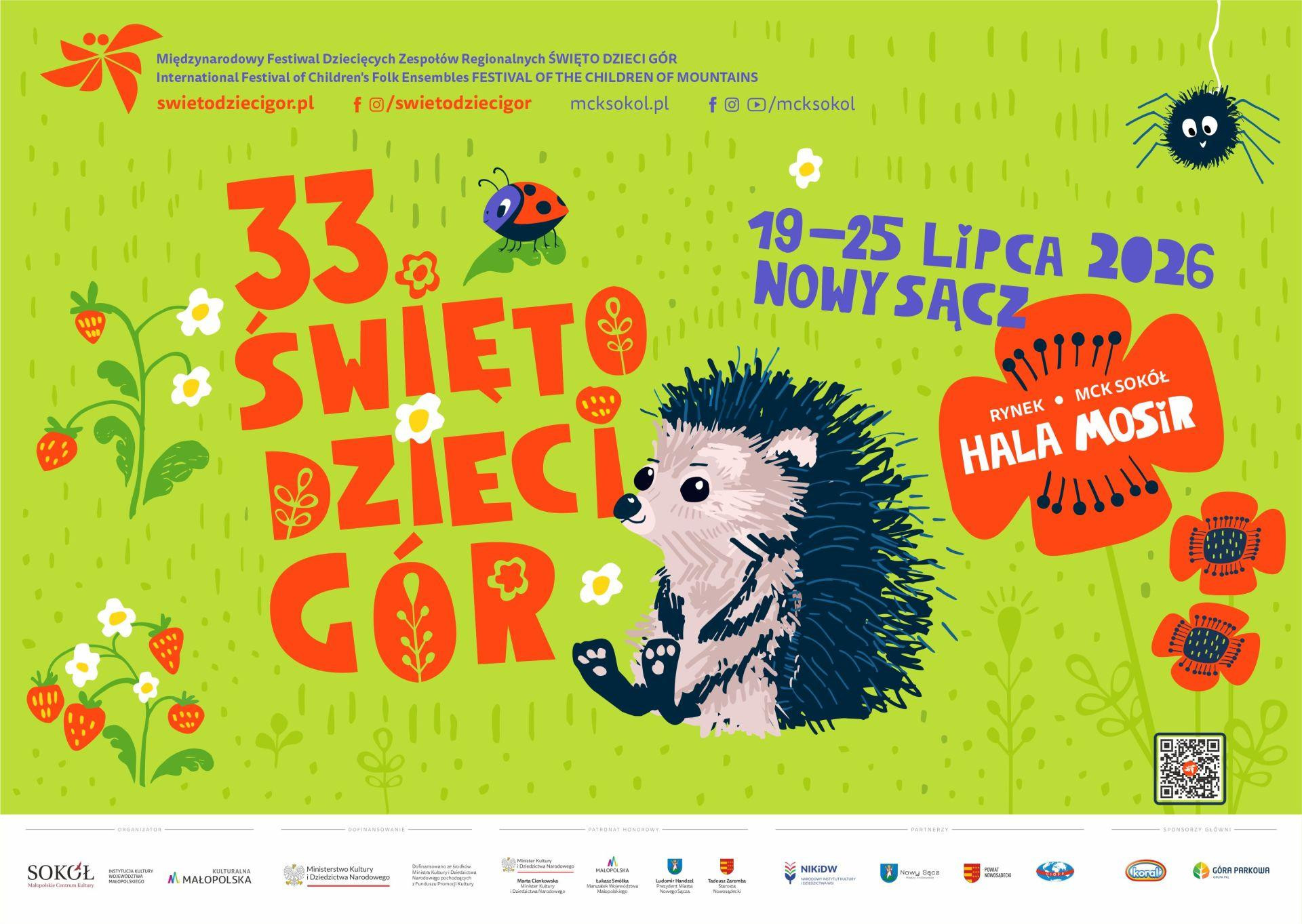 Przed nami 33.Międzynarodowy Festiwal Dziecięcych Zespołów Regionalnych ŚWIĘTO DZIECI GÓR