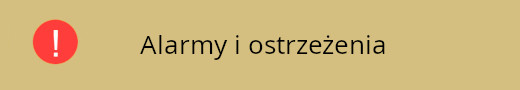 Ostrzeżenia i alarmy