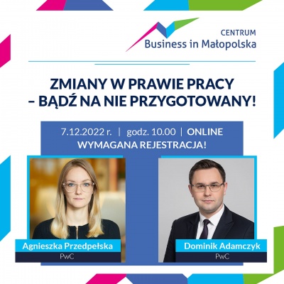 "Zmiany w prawie pracy - bądź na nie przygotowany" - bezpłatne szkolenie online